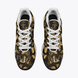Air Cushion Sneakers Golden Butterflies