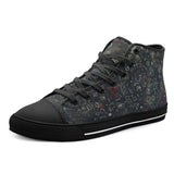 High-Top Canvas Shoes Blackboard Math Formulas