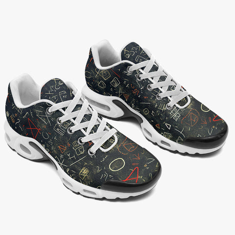 Air Cushion Sneakers Blackboard Math Formulas