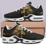 Air Cushion Sneakers Golden Lion with Crown