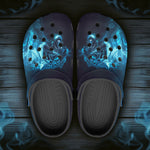 Classic Clogs Blue Tiger in Flame