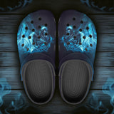 Classic Clogs Blue Tiger in Flame