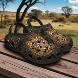 Classic Clogs Leopard Artwork