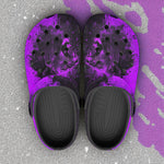 Classic Clogs Purple Lion Art Print