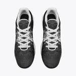 Air Cushion Sneakers White Tiger with Flame
