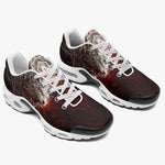 Air Cushion Sneakers White Tiger Artwork