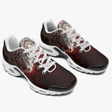 Air Cushion Sneakers White Tiger Artwork