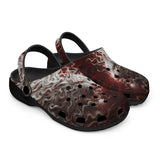 Classic Clogs White Tiger Artwork