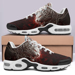 Air Cushion Sneakers White Tiger Artwork