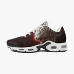 Air Cushion Sneakers White Tiger Artwork