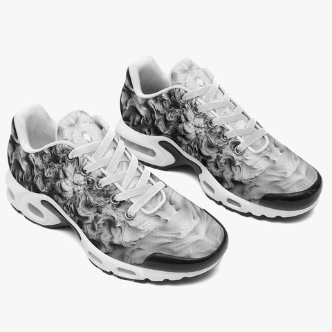 Air Cushion Sneakers Lion Head Fluid Shapes