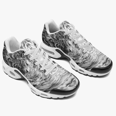 Air Cushion Sneakers Plaster Lion Swirling Storm