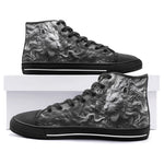 High-Top Canvas Shoes Dual Plaster Lion Heads