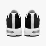 Air Cushion Sneakers Black Snake with Red Stripes