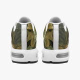 Air Cushion Sneakers Army Green Camo Patchwork