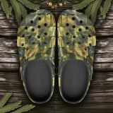 Classic Clogs Army Green Camo Patchwork
