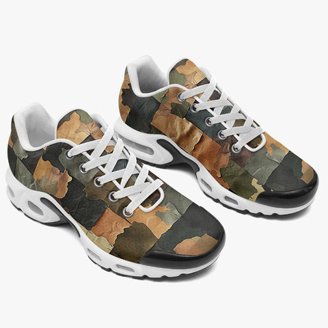 Air Cushion Sneakers Camouflage Patchwork