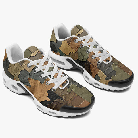 Air Cushion Sneakers Camouflage Patchwork