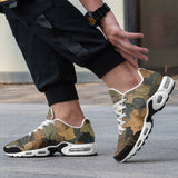 Air Cushion Sneakers Camouflage Patchwork
