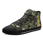 High-Top Canvas Shoes Hi-Tech Camouflage