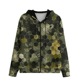 Men's Zip Up Hoodie Hi-Tech Camouflage