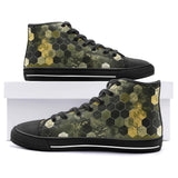 High-Top Canvas Shoes Hi-Tech Camouflage