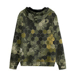 Men's Zip Up Hoodie Hi-Tech Camouflage