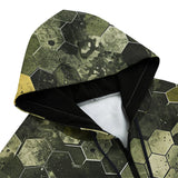 Men's Zip Up Hoodie Hi-Tech Camouflage