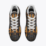 Air Cushion Sneakers Golden Guns and Ammo Collage