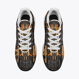 Air Cushion Sneakers Golden Guns and Ammo Collage