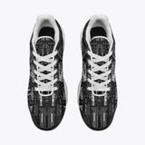 Air Cushion Sneakers Guns and Ammo Artwork
