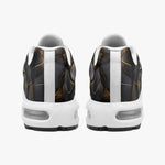 Air Cushion Sneakers Black Stones and Gold Light
