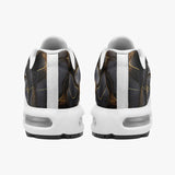 Air Cushion Sneakers Black Stones and Gold Light