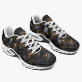 Air Cushion Sneakers Black Stones and Gold Light