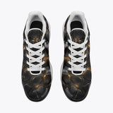 Air Cushion Sneakers Black Stones and Gold Light