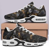 Air Cushion Sneakers Black Stones and Gold Light