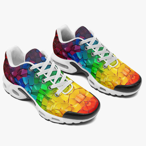 Air Cushion Sneakers Rainbow Mosaic