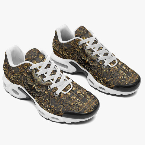 Air Cushion Sneakers Dark Gold Owl Wall Art