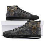 High-Top Canvas Shoes Dark Bronze Owl Ornament