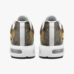 Air Cushion Sneakers Tribal Feathers Artwork