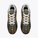 Air Cushion Sneakers Tribal Feathers Artwork