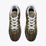 Air Cushion Sneakers Tribal Feathers Artwork