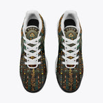 Air Cushion Sneakers Tribal Feathers Artwork
