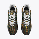 Air Cushion Sneakers Tribal Feathers Artwork