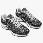 Air Cushion Sneakers Silver Chainmail Print