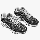 Air Cushion Sneakers Silver Chainmail Print