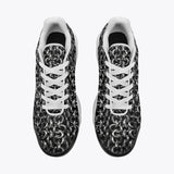 Air Cushion Sneakers Silver Chainmail Print