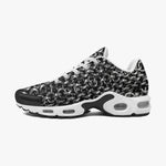 Air Cushion Sneakers Silver Chainmail Print