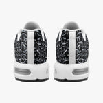Air Cushion Sneakers Black Chainmail Print