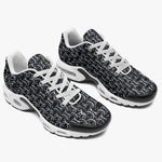 Air Cushion Sneakers Black Chainmail Print